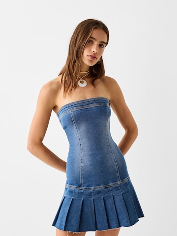 Bershka Dress in Blue: front