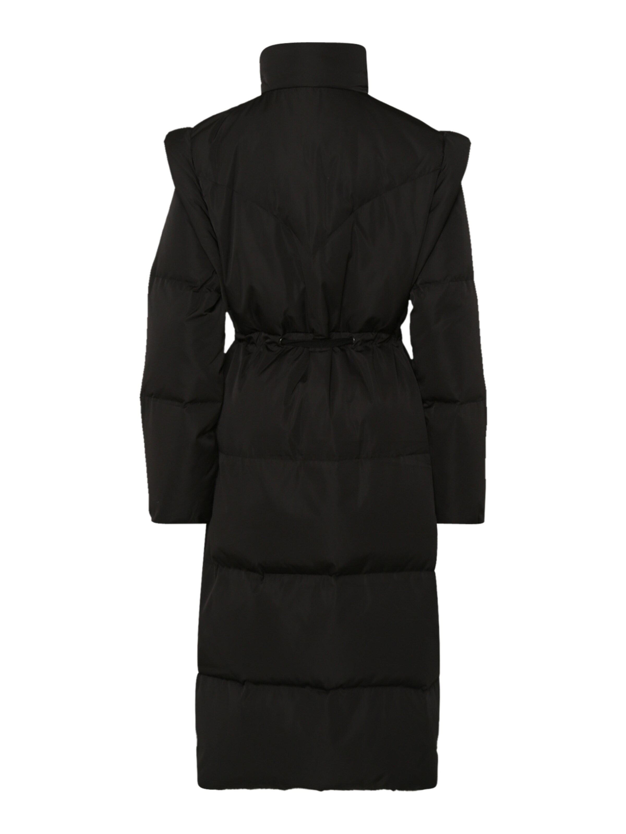 YAS Tall Wintermantel 'YASRACCA' in Zwart