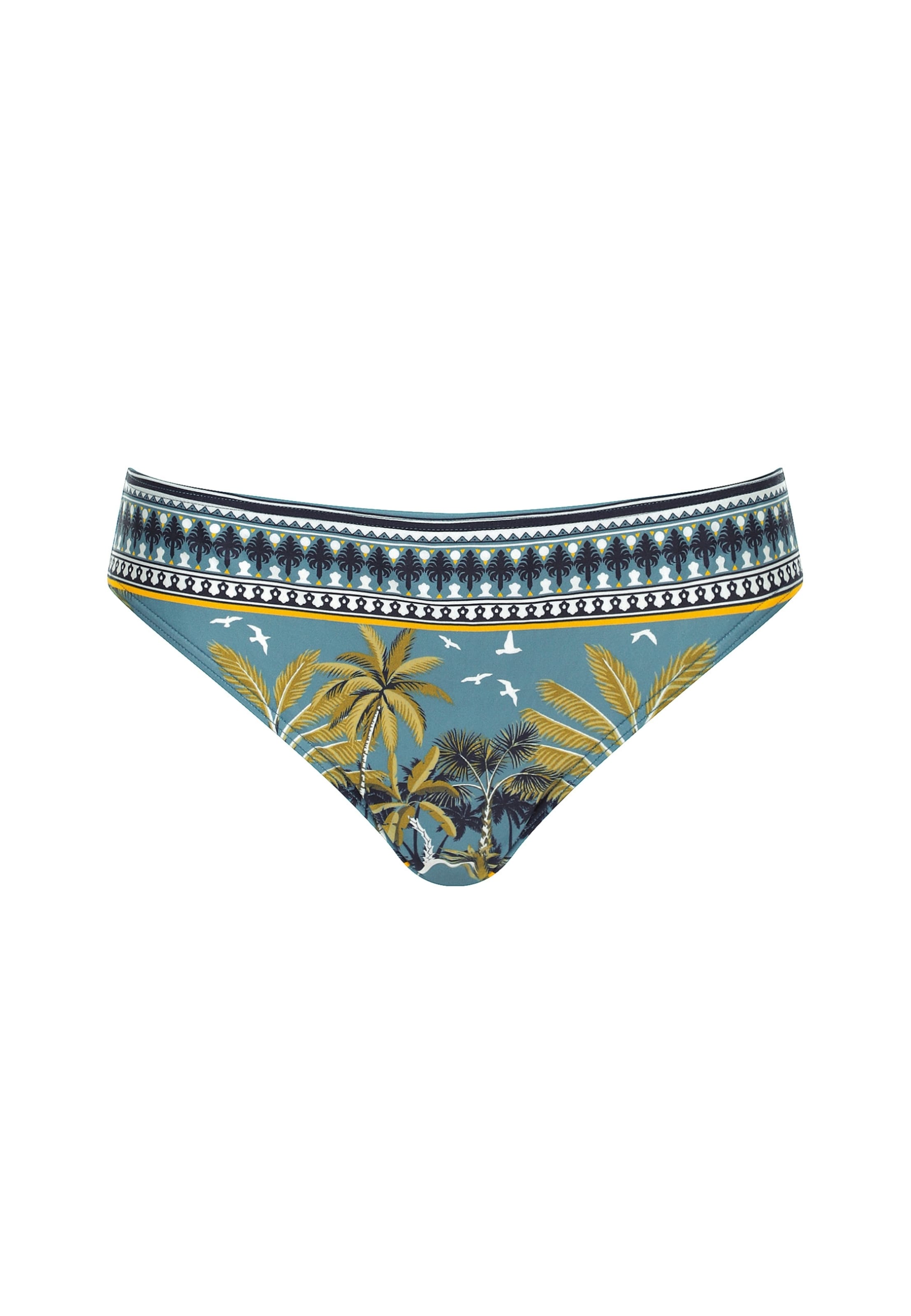 OLYMPIA Bikini Bottoms in Green: front