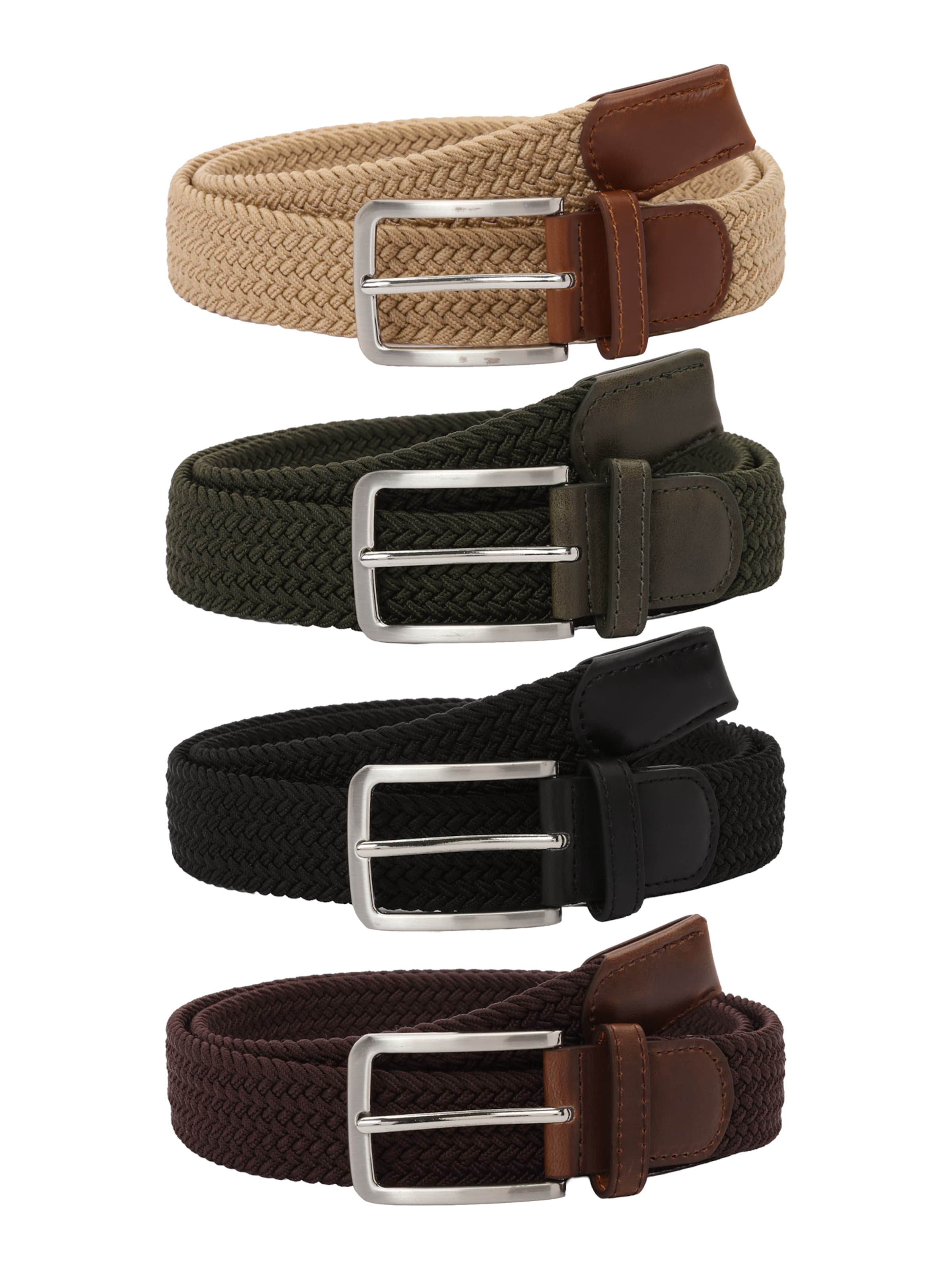 ABOUT YOU Opasky - béžová / tmavohnedá / tmavozelená / čierna, Produkt