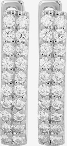 Akzent Earrings '"Aliki" aus 925 Sterlingsilber, rhodiniert, langlebig' in Silver: front
