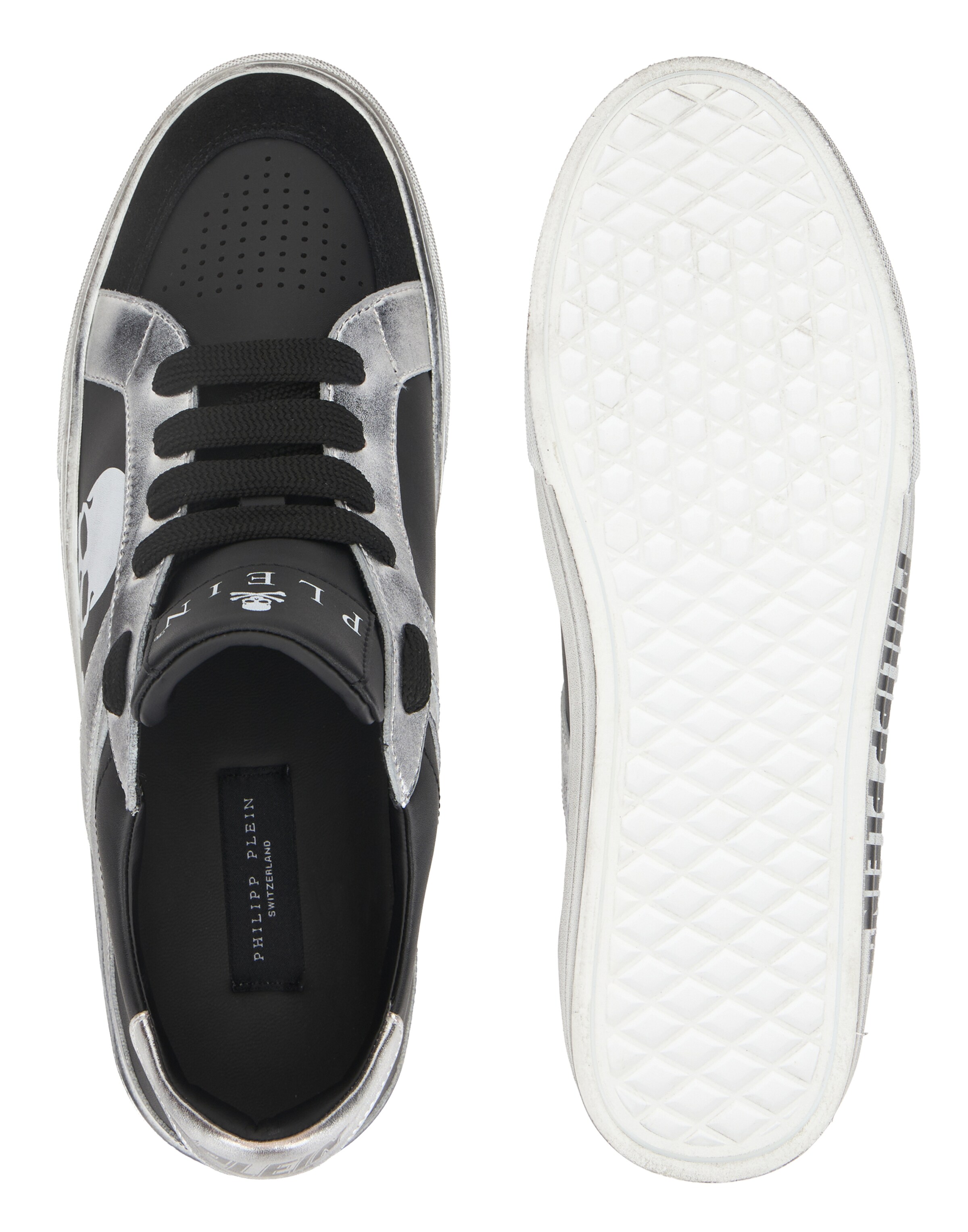 Philipp Plein Sneakers laag 'Retrokickz' in Zwart