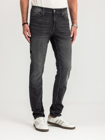 MUSTANG Slimfit Farmer 'Mustang Vegas Slim Denim Black 1015044 4000 883' - szürke: elől