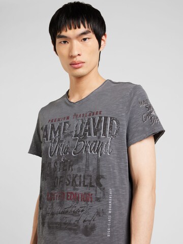 CAMP DAVID T-Shirt in Schwarz