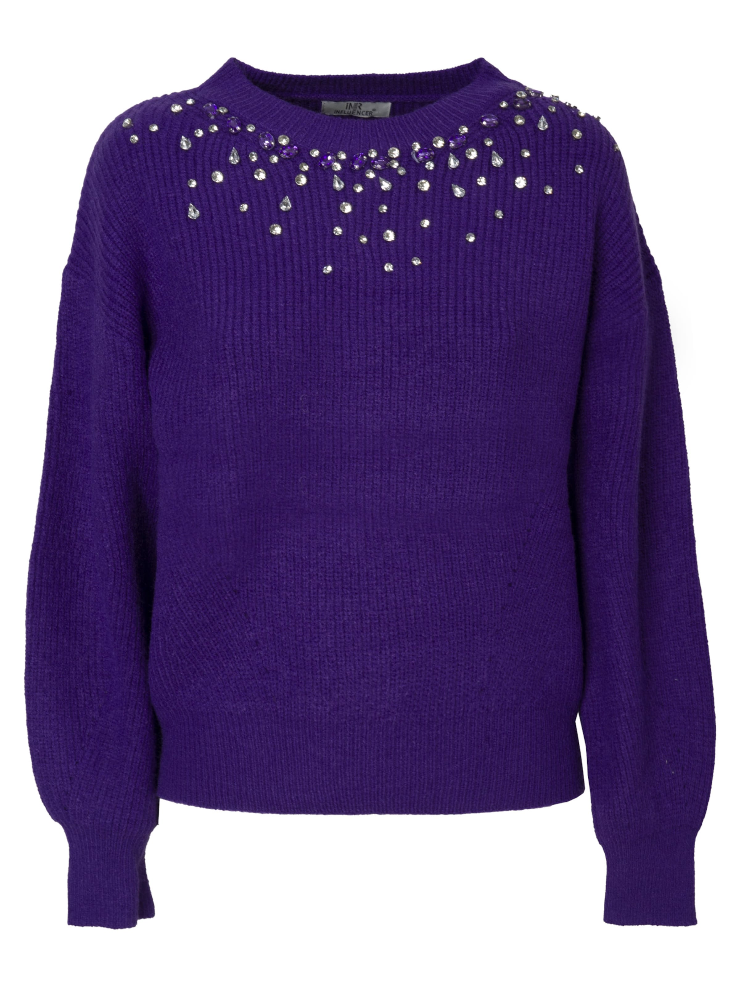 Influencer Sweater in Purple: front