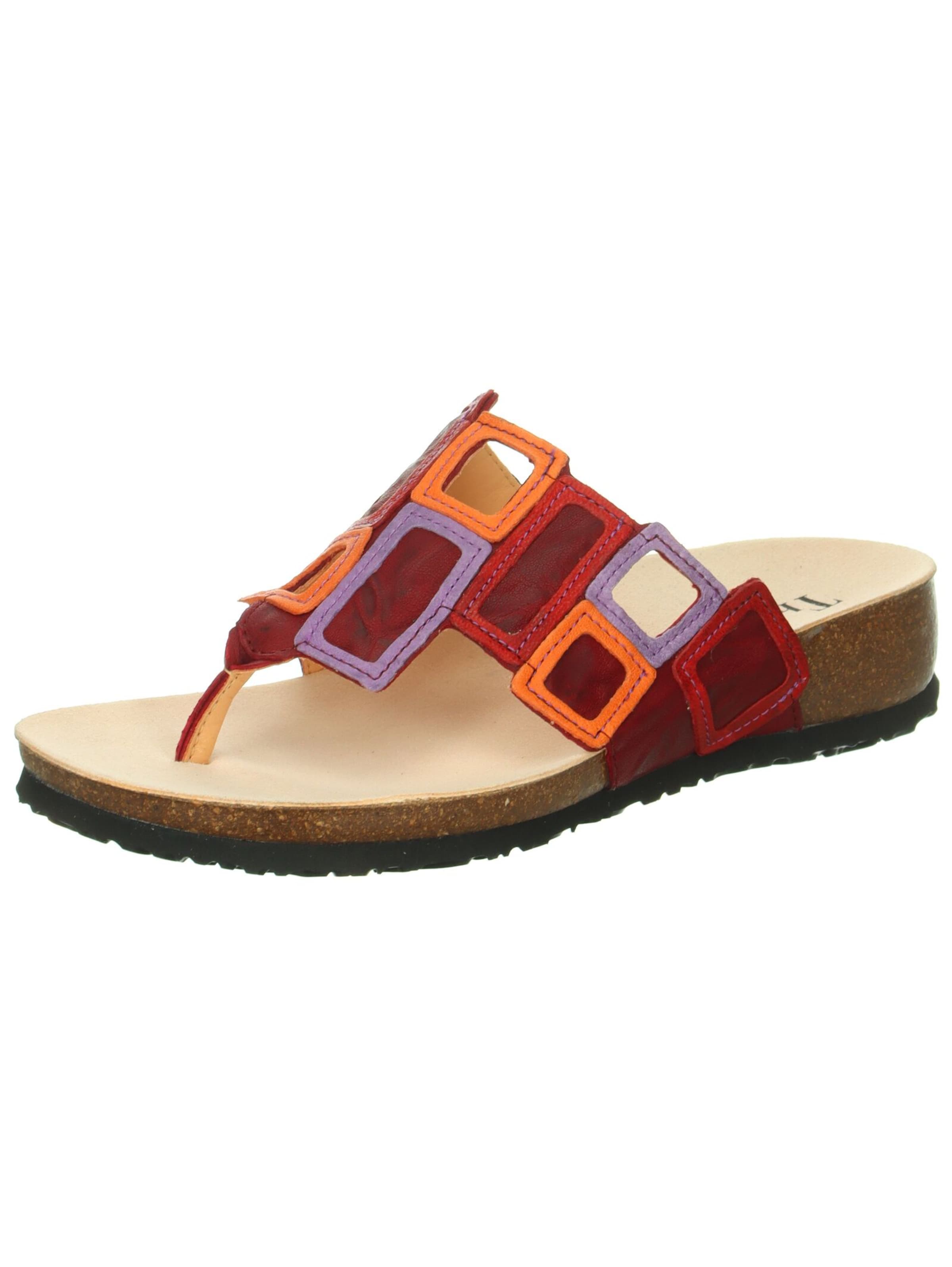 Tongs THINK! en rouge : devant