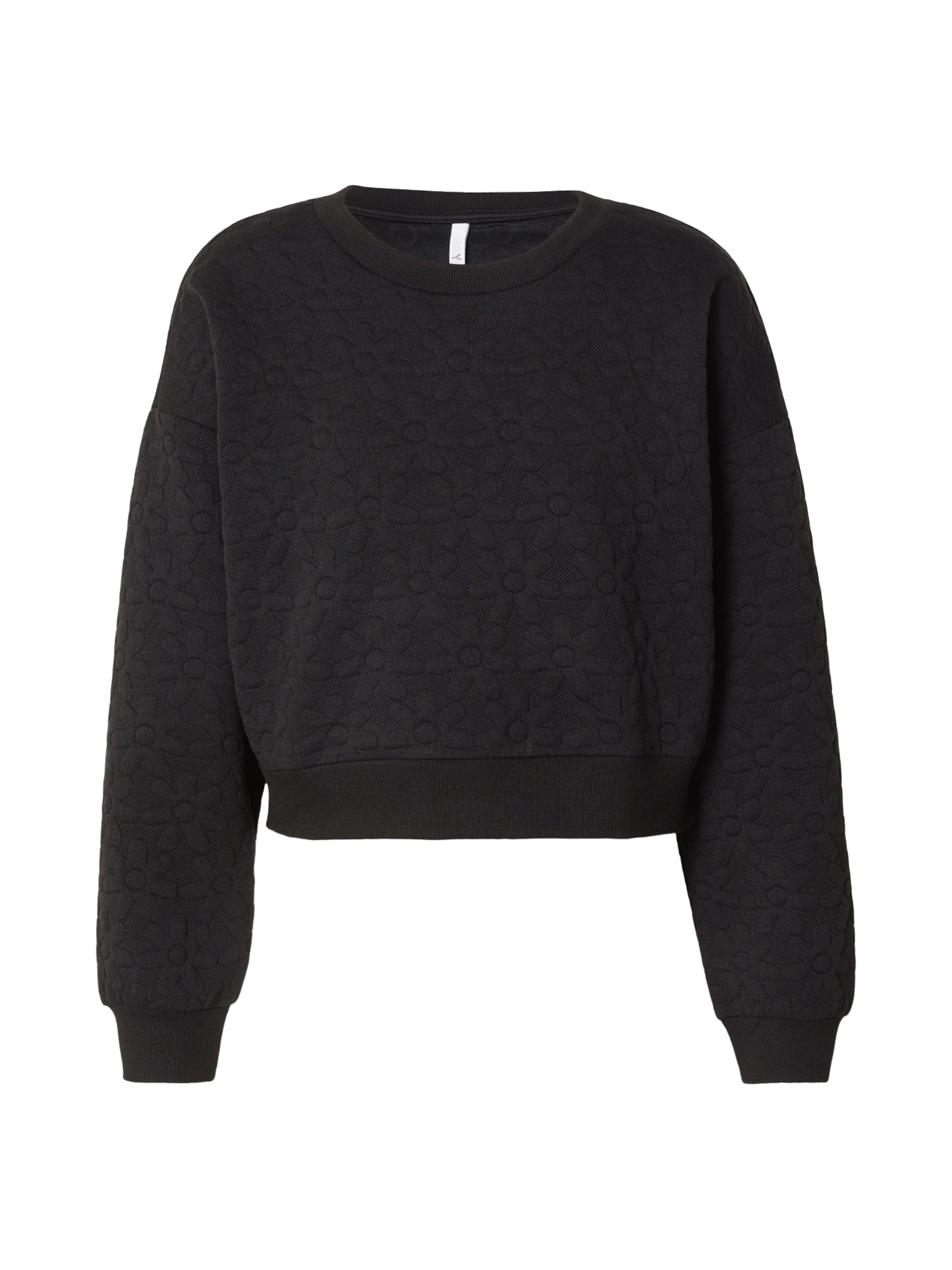 Hailys - Sudadera 'Ke44ndra' en negro: frente
