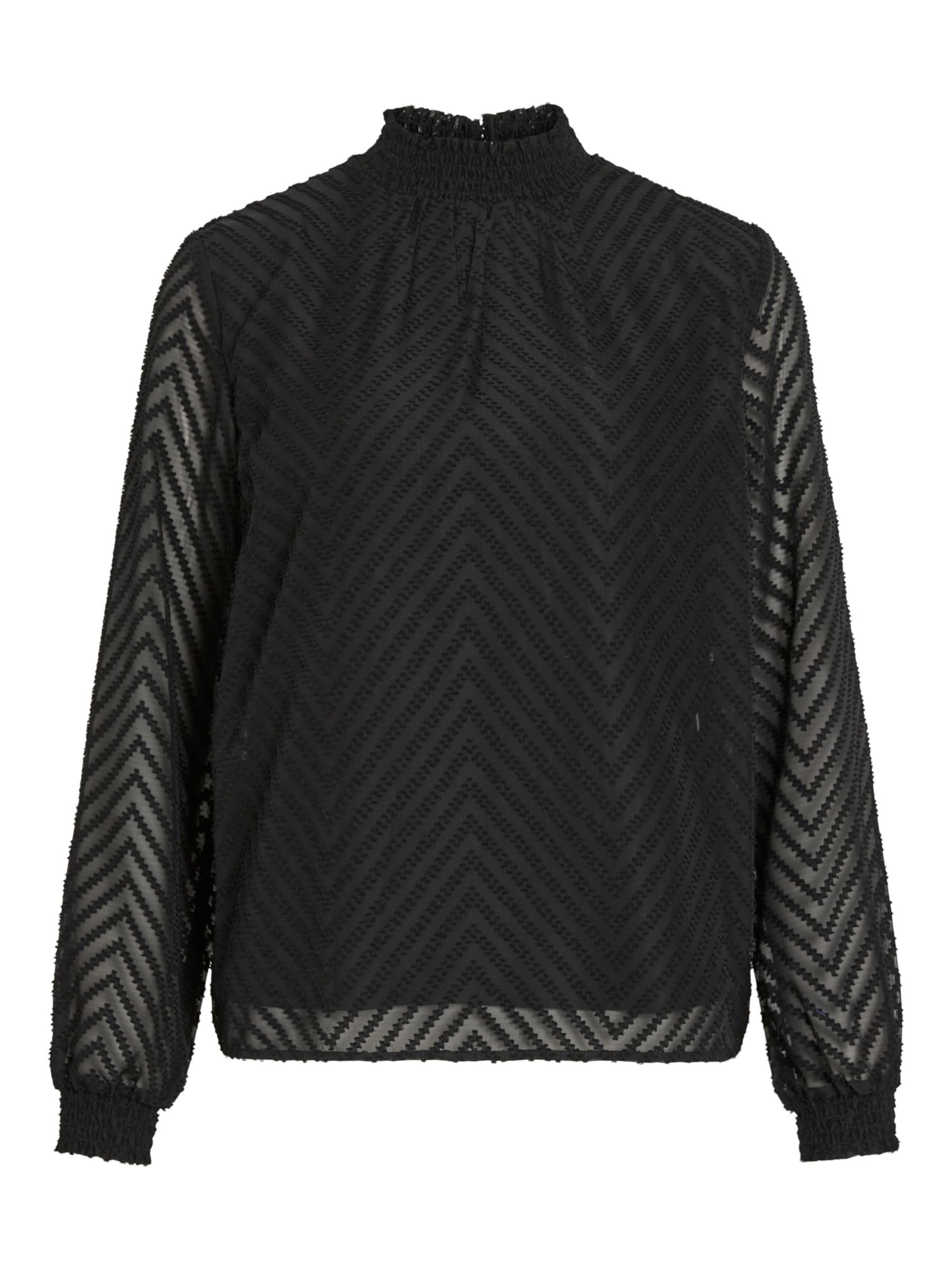 VILA Bluse 'VIMichelle' i sort: forside