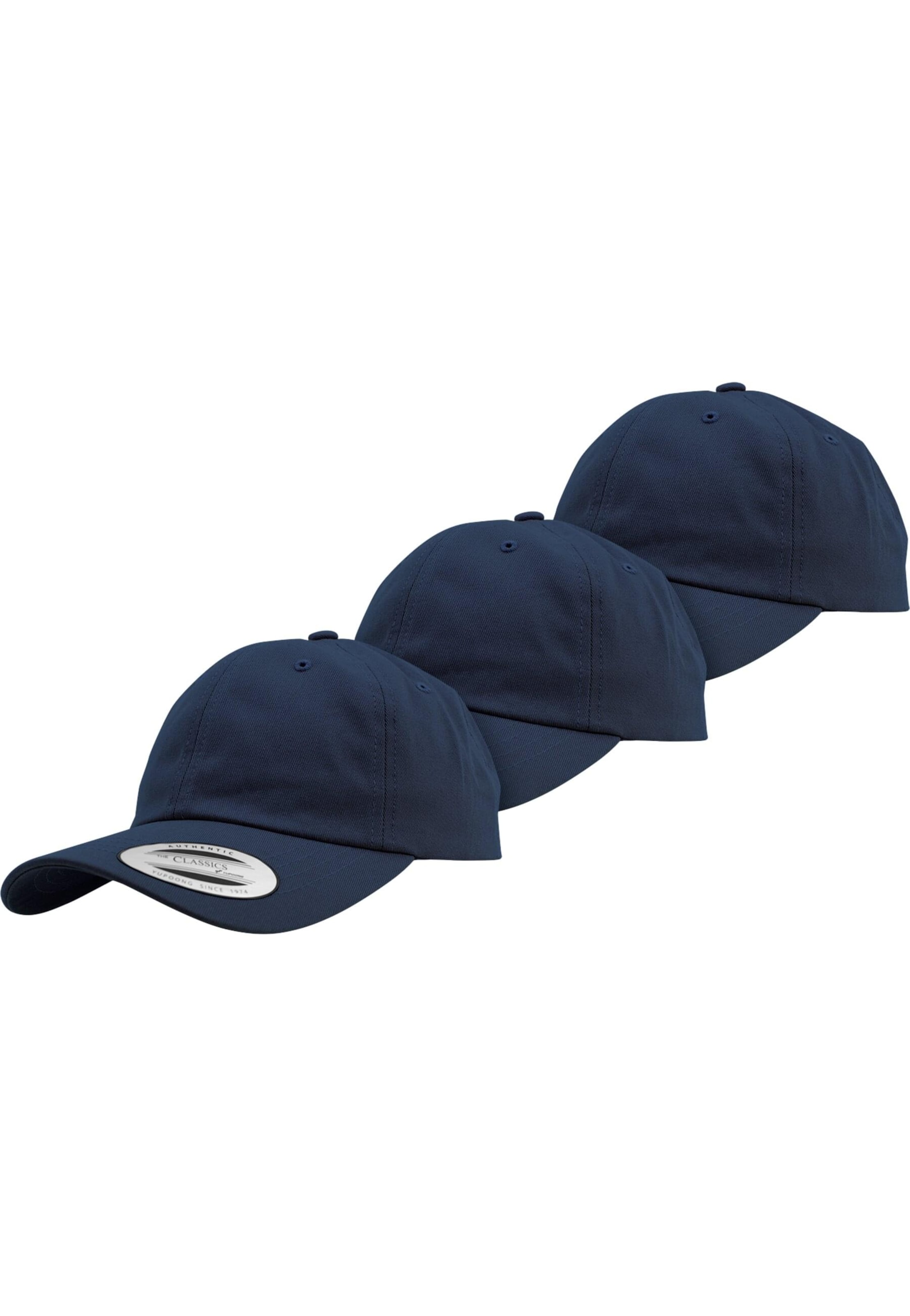 Cappello da baseball di Flexfit in blu: frontale