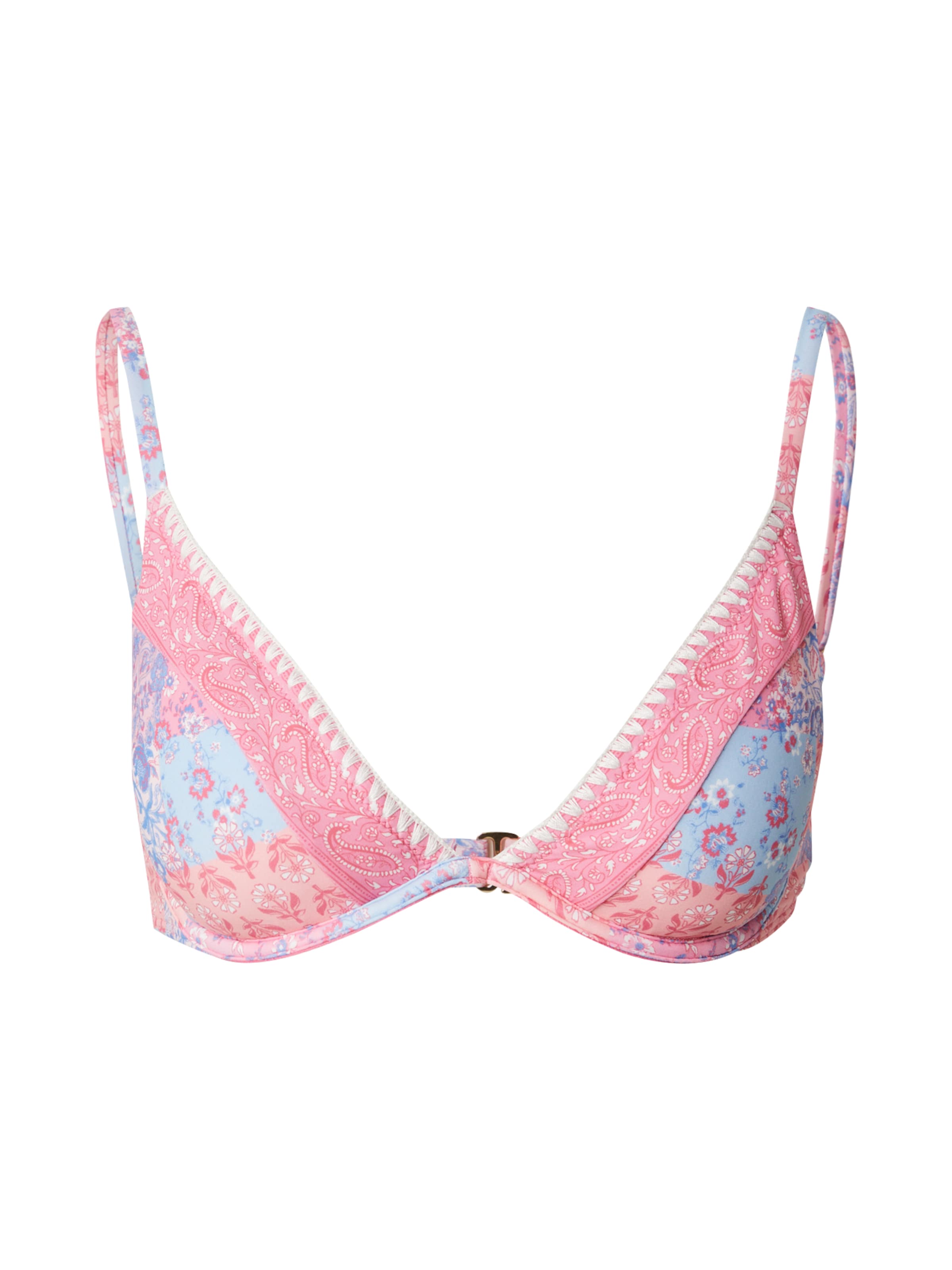 HOLLISTER Τρίγωνο Τοπ μπικίνι σε λιλά: μπροστά