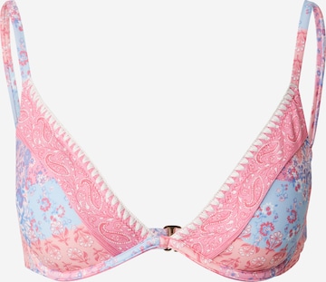 purpurinė HOLLISTER Trikampė Bikinio viršutinė dalis: priekis