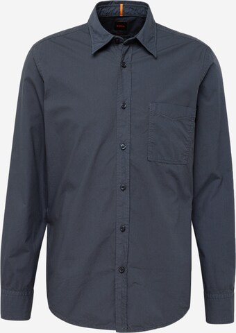 BOSS Button Up Shirt 'Relegant 6' in Grey: front