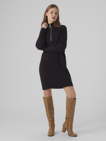 Robes en maille 'Goldneedle' VERO MODA en noir