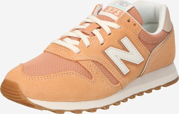 Baskets basses '373' new balance en marron : devant