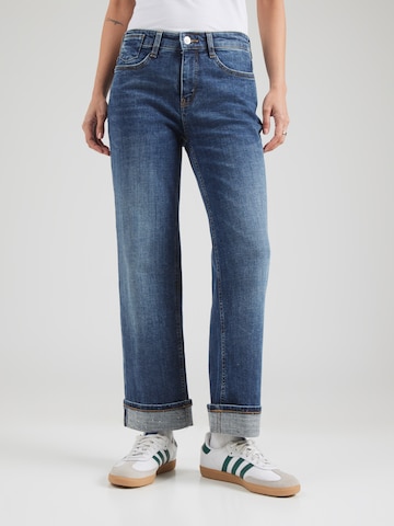 Regular Jeans 'LAURA' de la MAC pe albastru: față