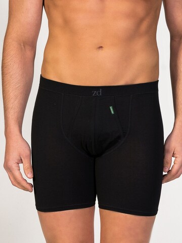 Boxer 'Cyclist Boxer' di zd ZERO DEFECTS in nero: frontale