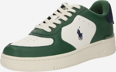 Polo Ralph Lauren Sneaker low 'MASTERS' i creme / navy / grøn, Produktvisning