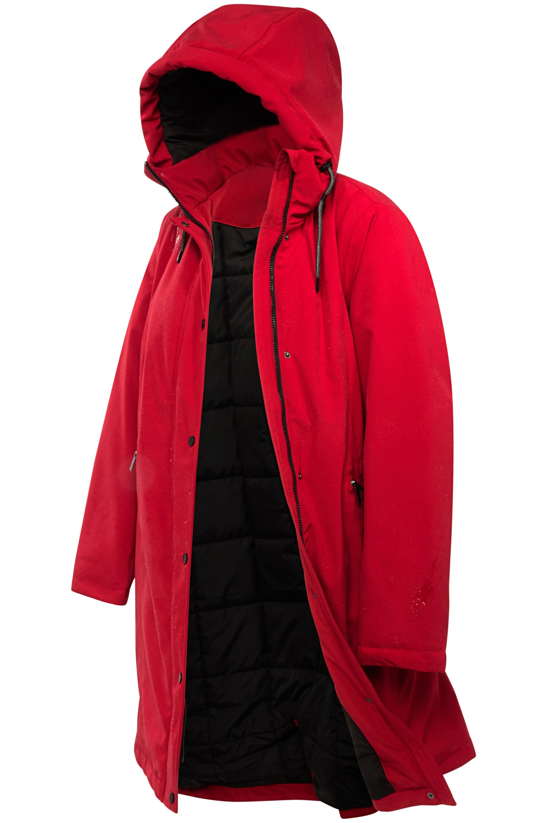 Ulla Popken Between-Season Jacket in Red