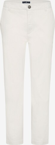 Polo Sylt Regular Chino Pants in White: front