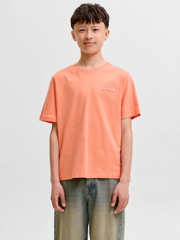 Jack & Jones Junior Póló 'JCOETERNA' - narancs: elől