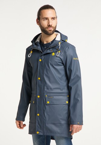 Schmuddelwedda Weatherproof jacket in Blue: front