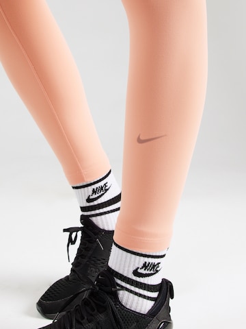 NIKE Скинни Спортивные штаны 'ONE' в Оранжевый