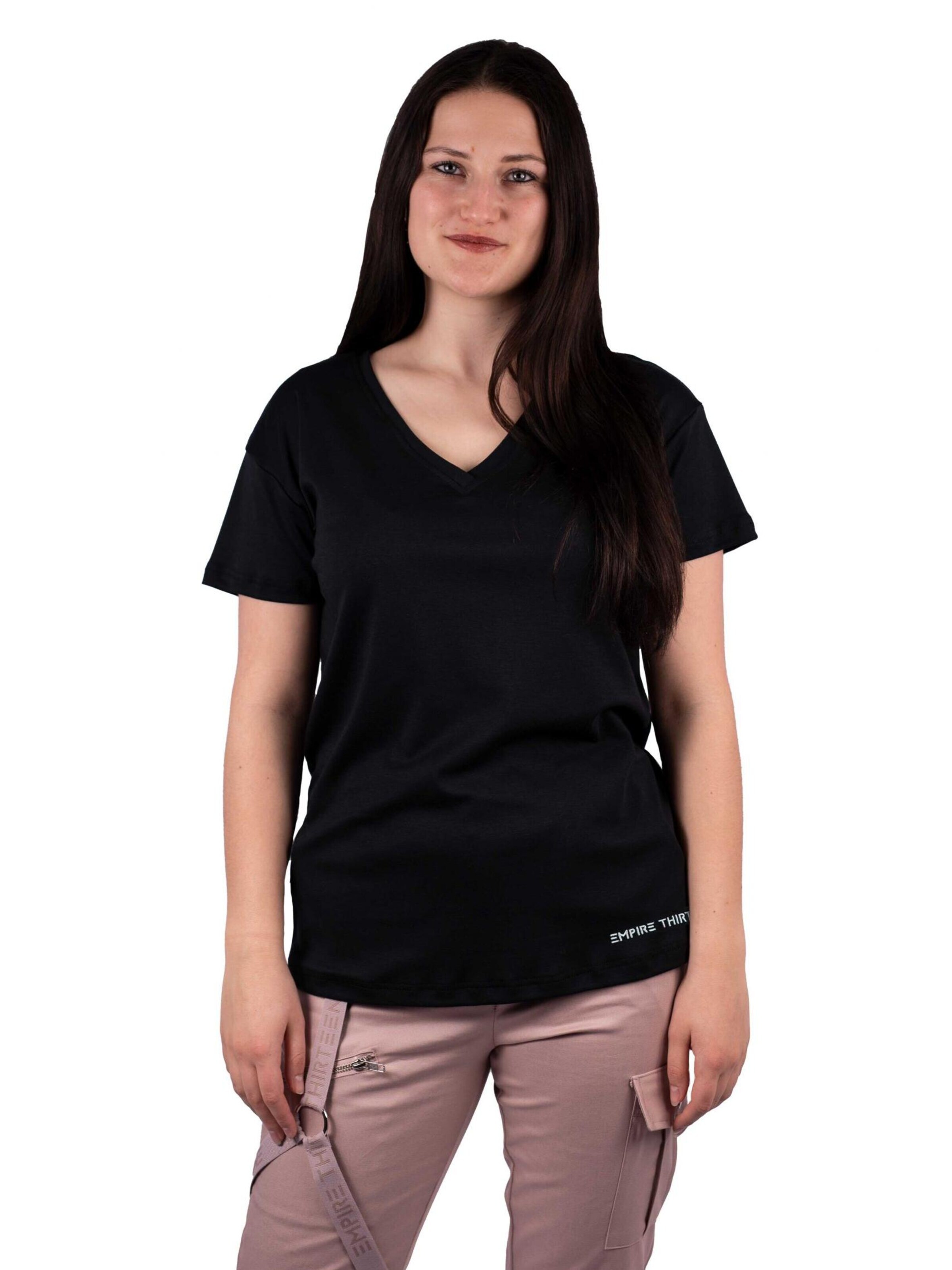 Empire-Thirteen Shirt in Black: front