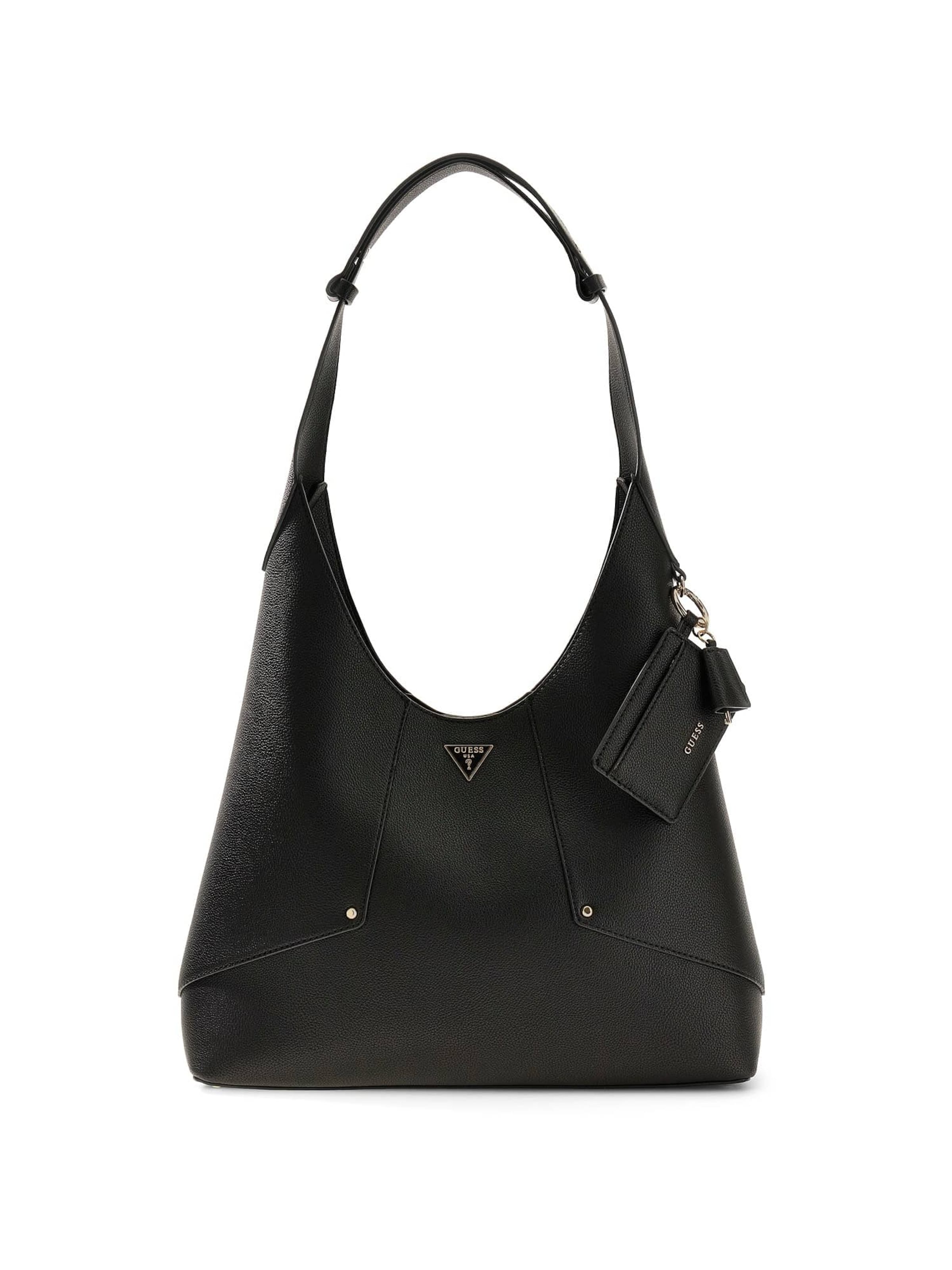 Borsa a spalla 'Darcy' di GUESS in nero: frontale