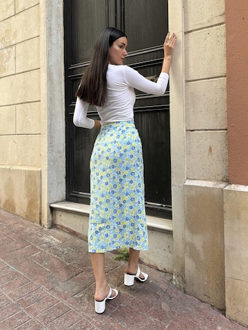 For You Moda Rok in Blauw