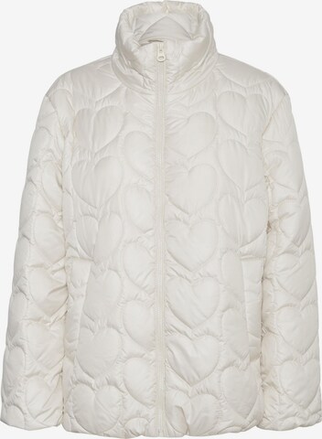 VERO MODA Winter Jacket in White: front