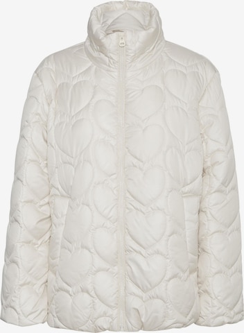VERO MODA Winter Jacket in White: front