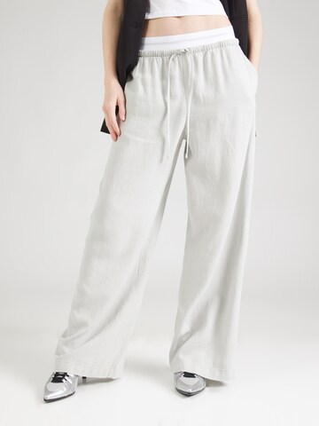 Wide leg Pantaloni 'Bronte' di WEEKDAY in grigio: frontale