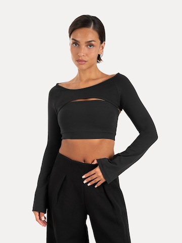 T-shirt ' Neola ' Smilodox en noir : devant