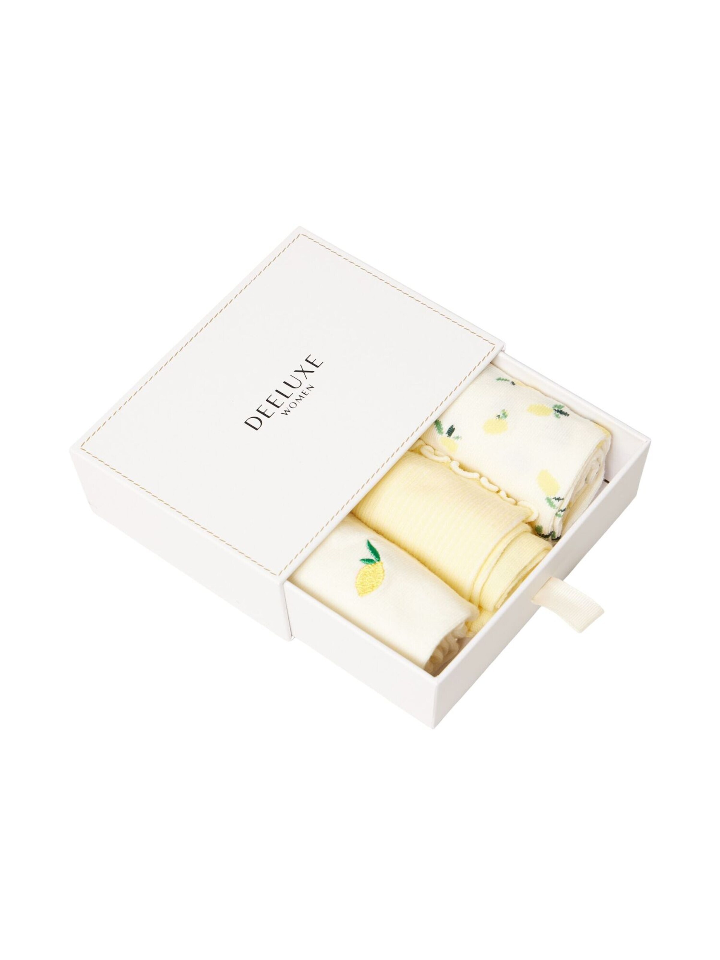 Chaussettes Deeluxe en jaune