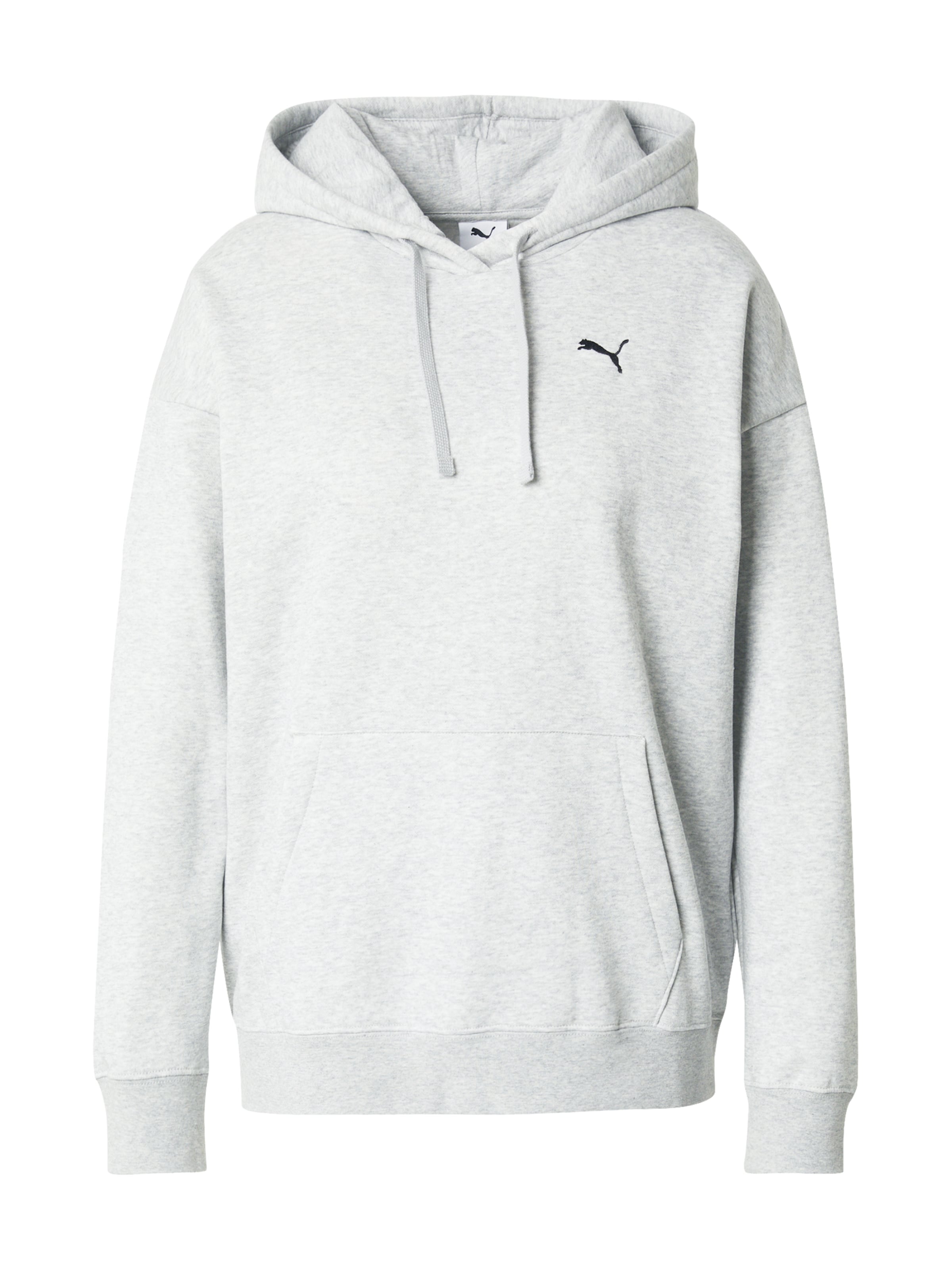 PUMA Sportovní mikina 'ESS' – šedá: přední strana