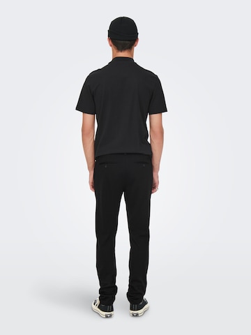 Only & Sons Regular Chino Pants 'Markus' in Black