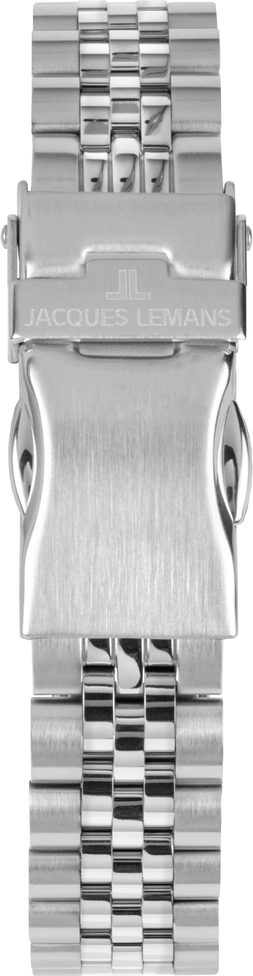 Jacques Lemans Analoguhr in Silber