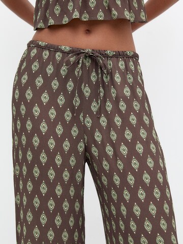 Pull&Bear Loosefit Broek in Bruin
