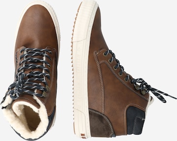 MUSTANG High-Top Sneakers in Brown