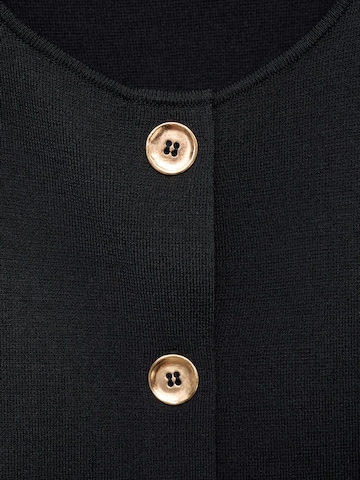 MANGO Gebreide bodywarmer 'YOLANDO' in Zwart