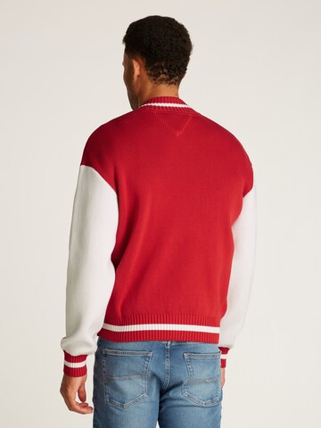 Tommy Jeans Strickjacke in Rot