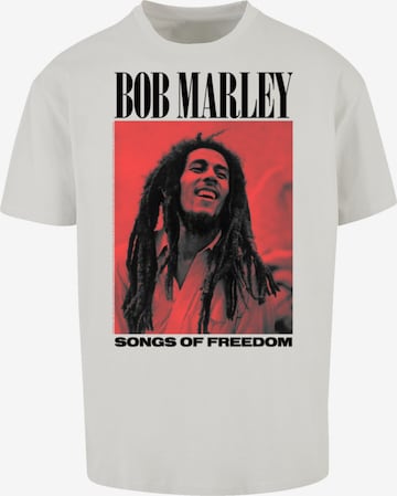 T-Shirt 'Bob Marley' F4NT4STIC en gris : devant