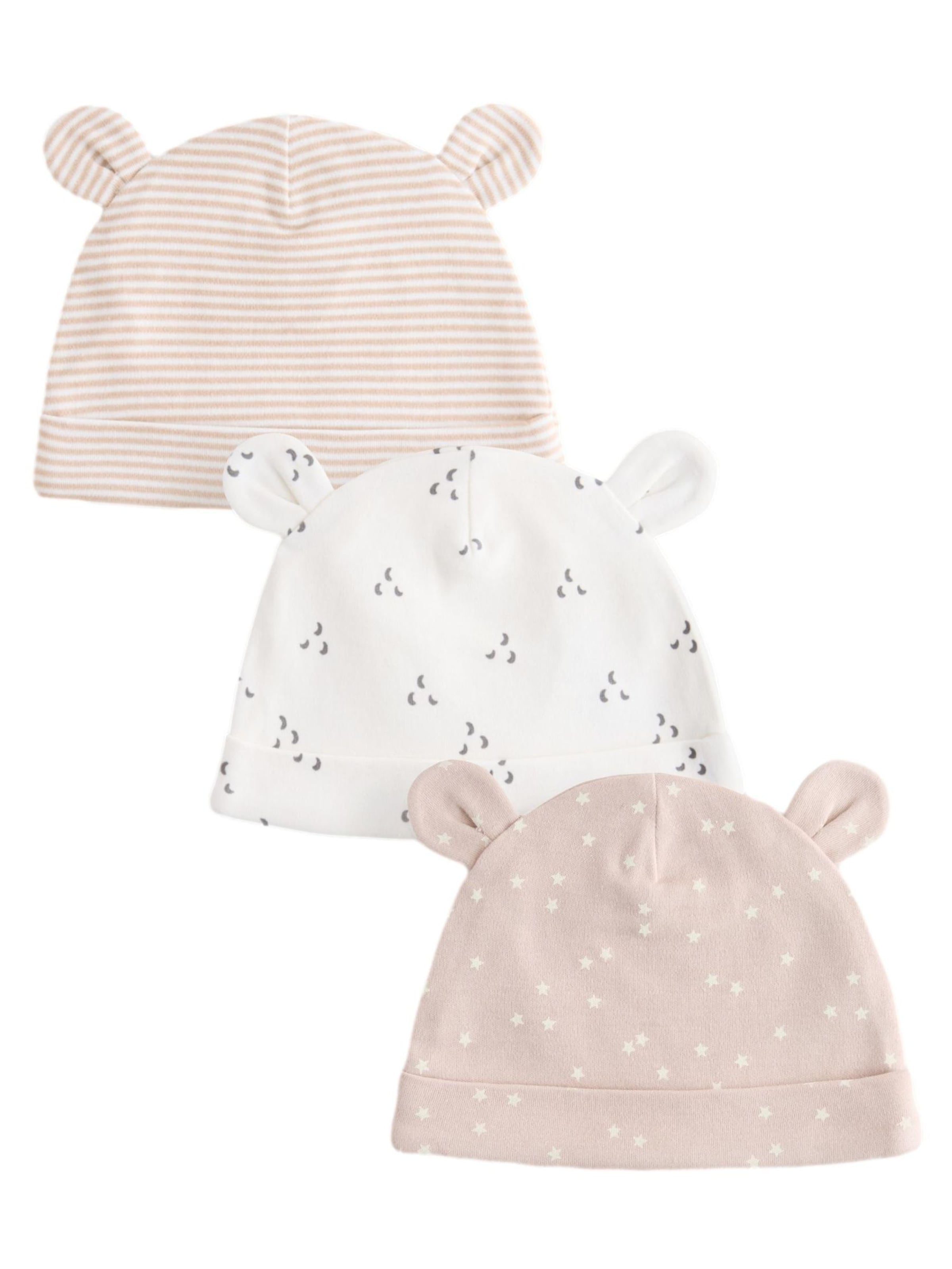 Next Mütze in Beige: Vorderseite