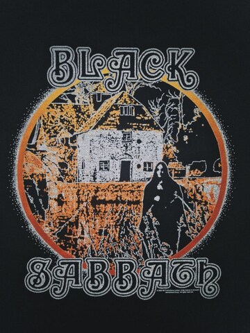 BLACK SABBATH Shirt 'Debut Cracked' in Zwart