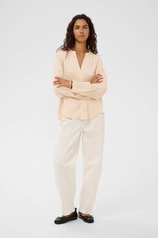 Chemisier 'SLNadeya Albia' SOAKED IN LUXURY en beige
