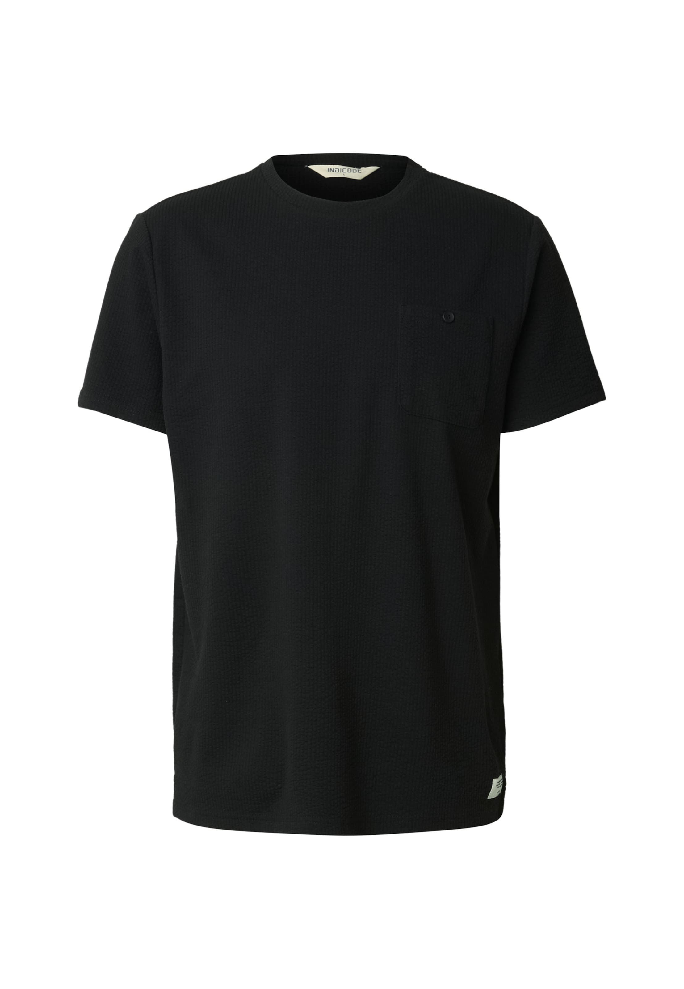 INDICODE JEANS T-Shirt 'Nova' in Schwarz: Vorderseite