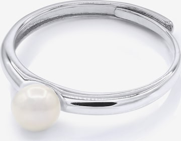 Ateliers Saint Germain - Anillo 'Reine Jeanne' en blanco: frente