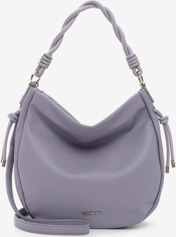 Emily & Noah Pouch 'Nikki' in Purple: front