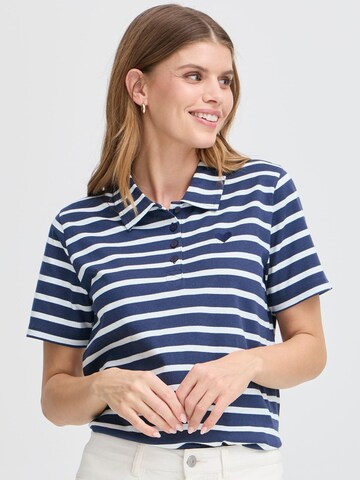 Fransa Shirt 'Samma' in Blue: front