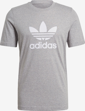 ADIDAS ORIGINALS Shirt in Grey: front